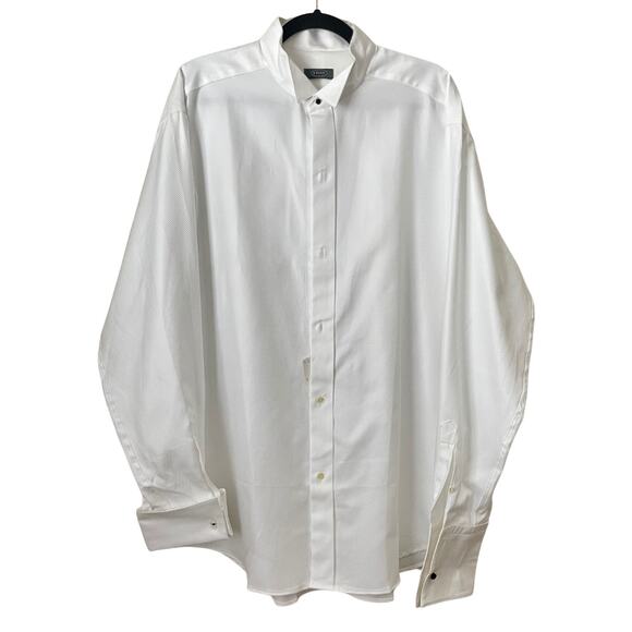 Eton Other - Eton Dress Shirt Mens Size 17.5/44 White Tuxedo Button Up Long Sleeve Cotton NWT
